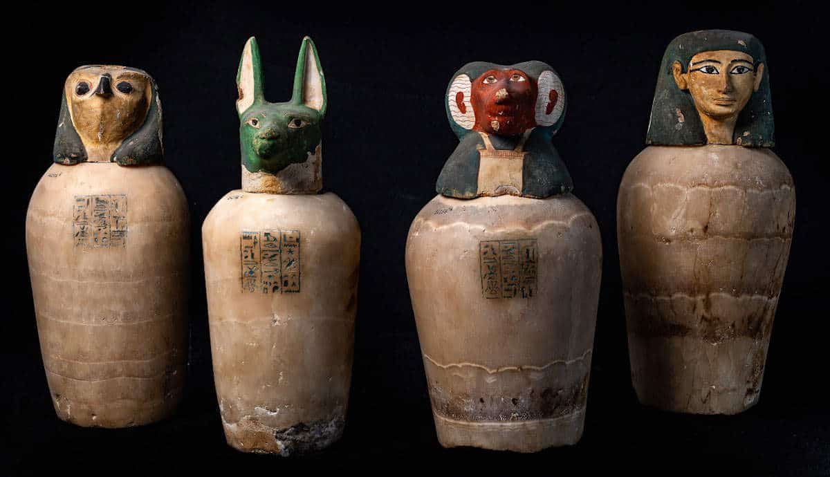 canopic jars