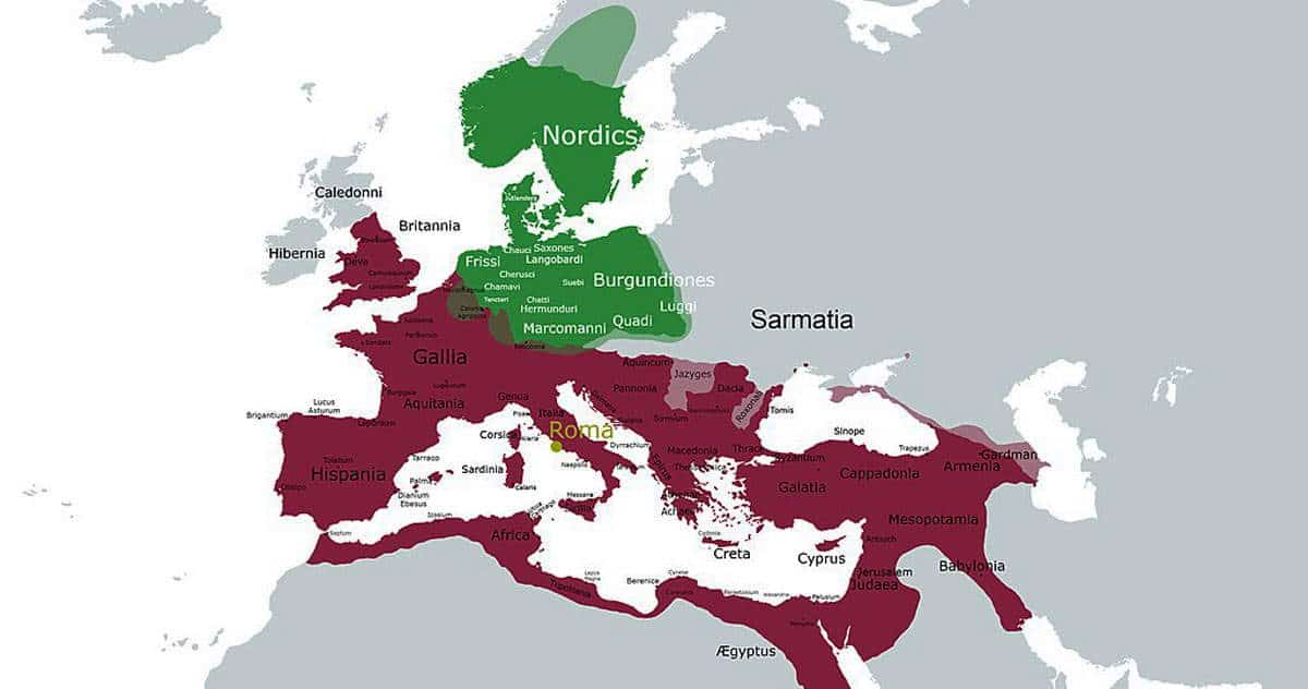 ancient germanic map