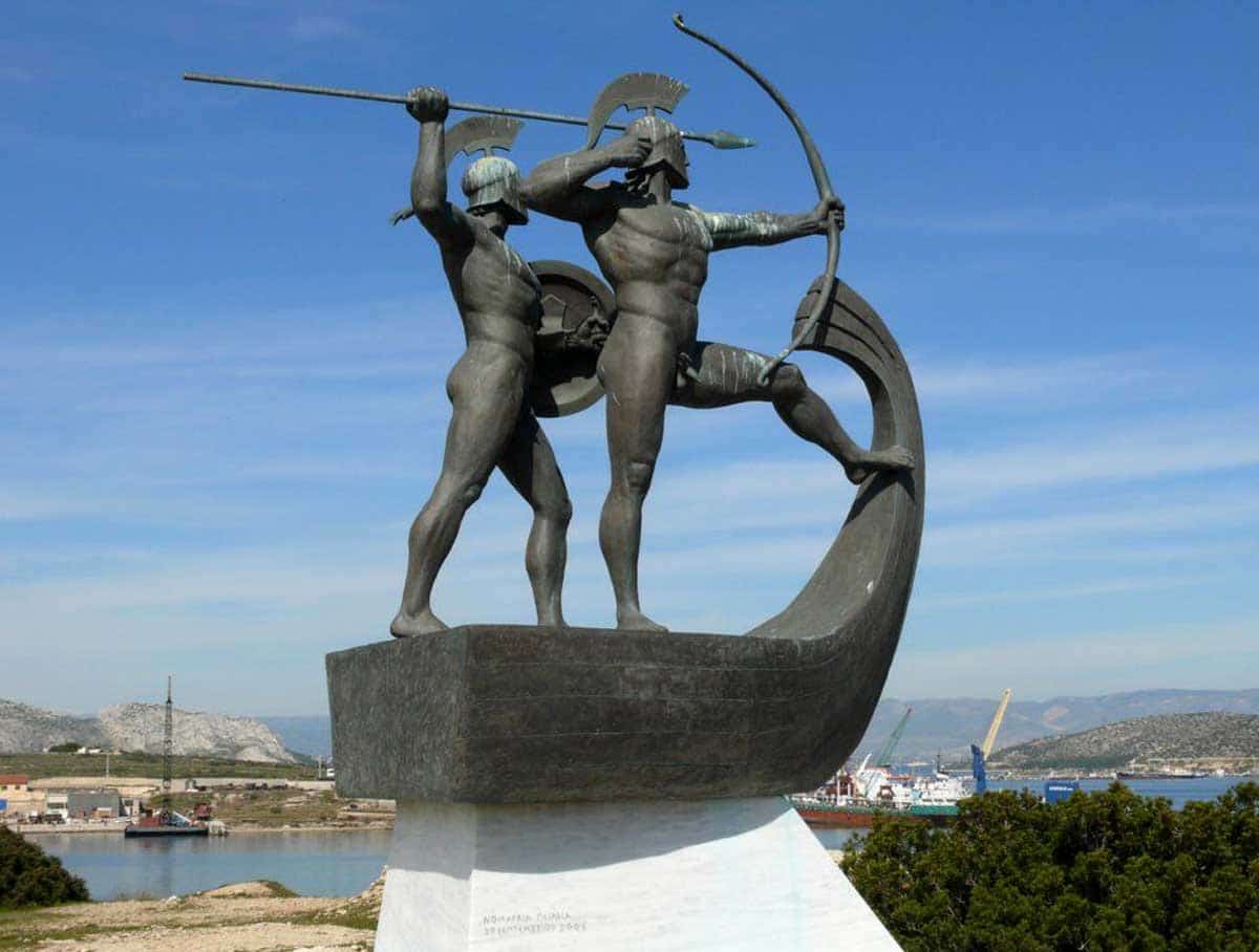 battle salamis monument