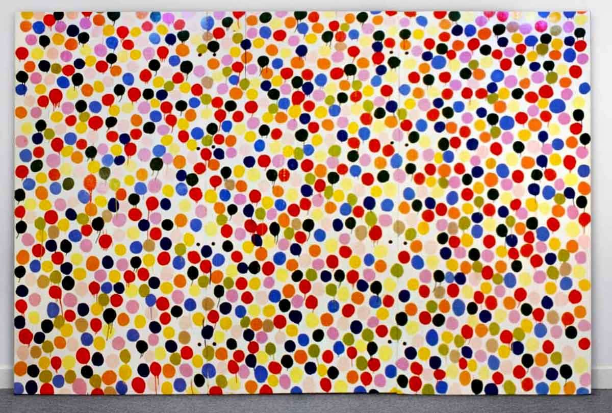 damien hirst spot painting