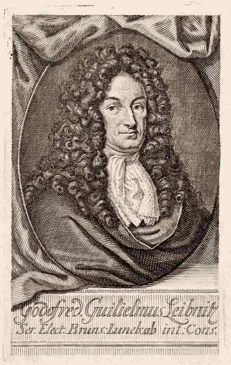 leibniz illustration black white