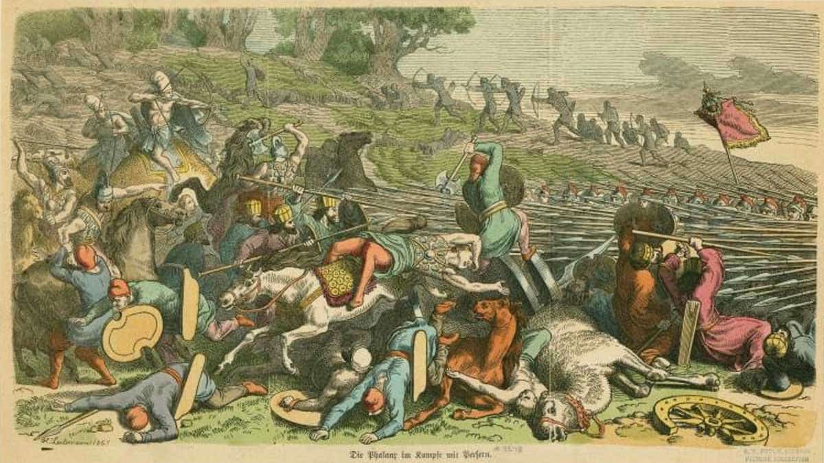 phalanx against persians