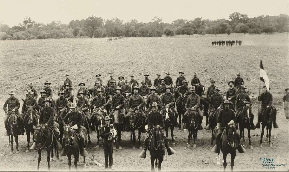 rough riders troop horseback