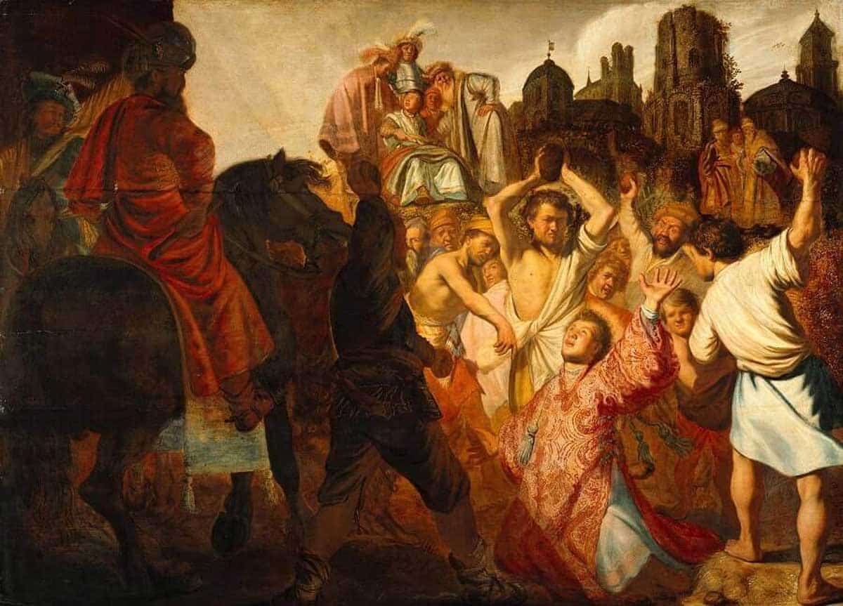 stoning of saint stephen