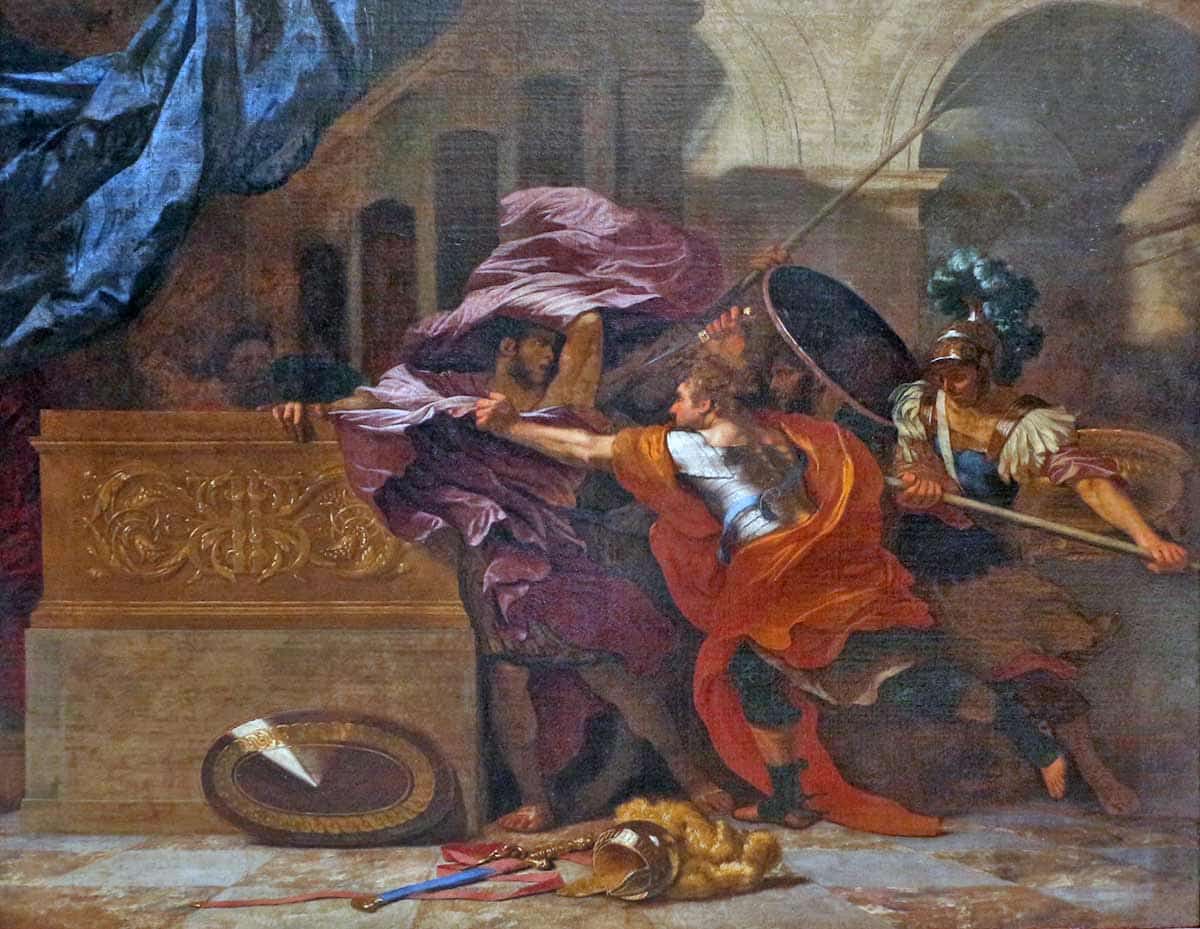 bertholet flemal death pyrrhus painting