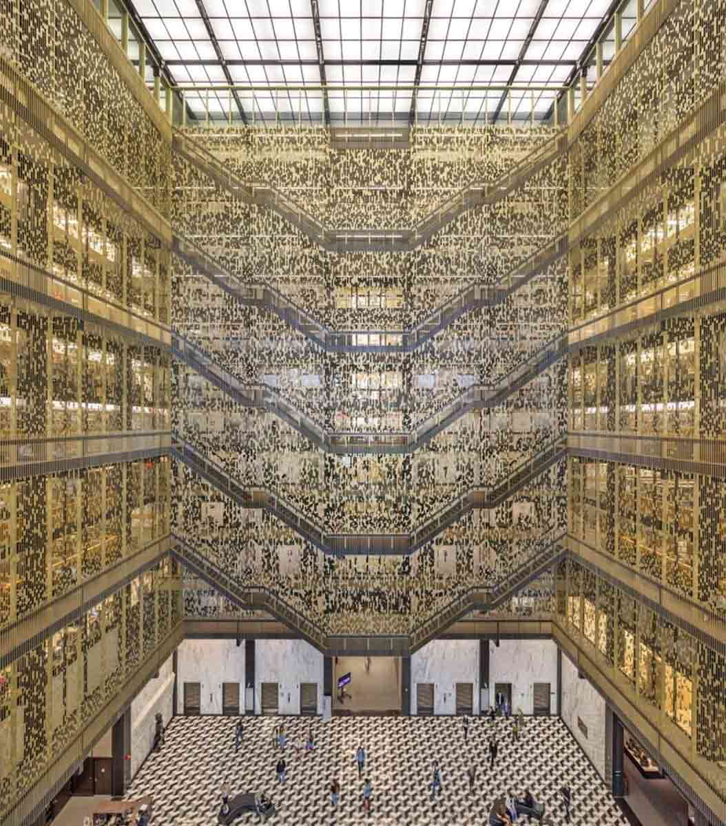 elmer holmes bobst library interior