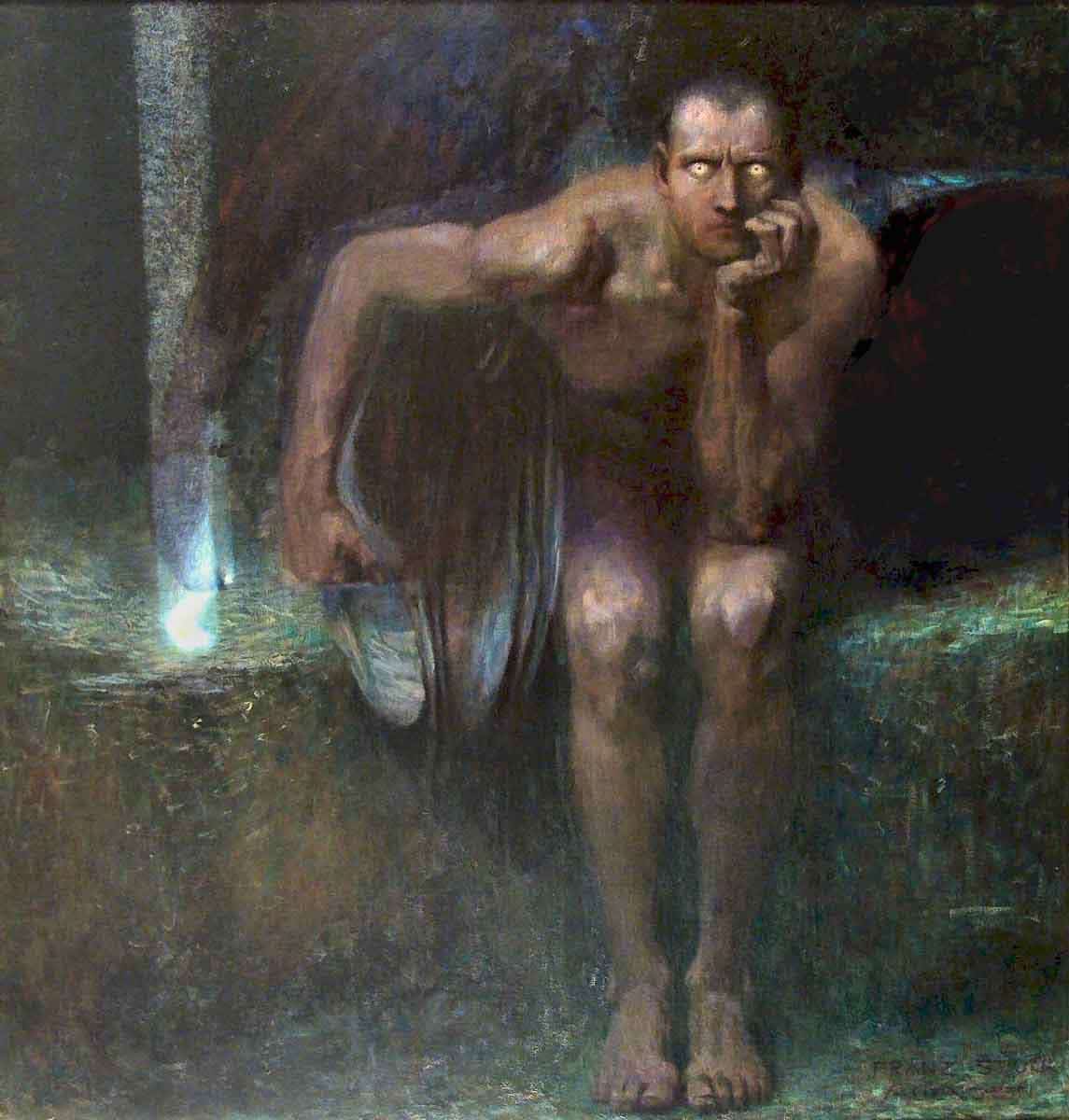 franz von stuck lucifer painting