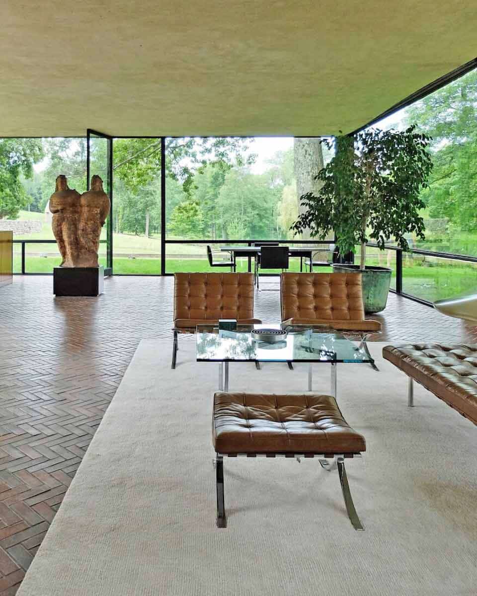 interior glass house johnson