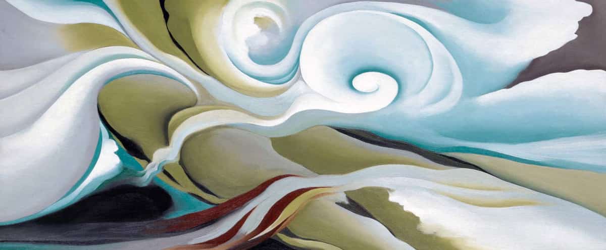 modern artists okeeffe gaspe painting