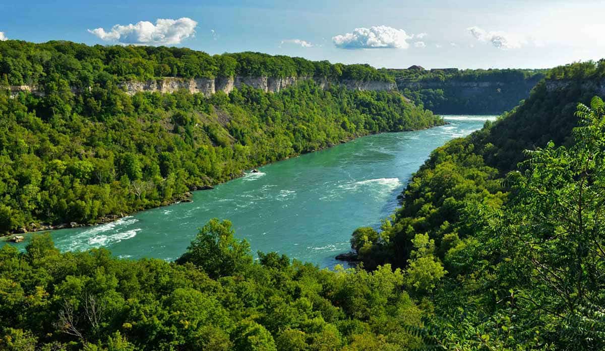 View across Niagara Falls River