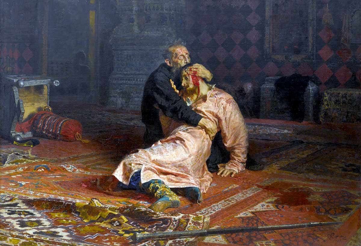 repin ivan the terrible painting