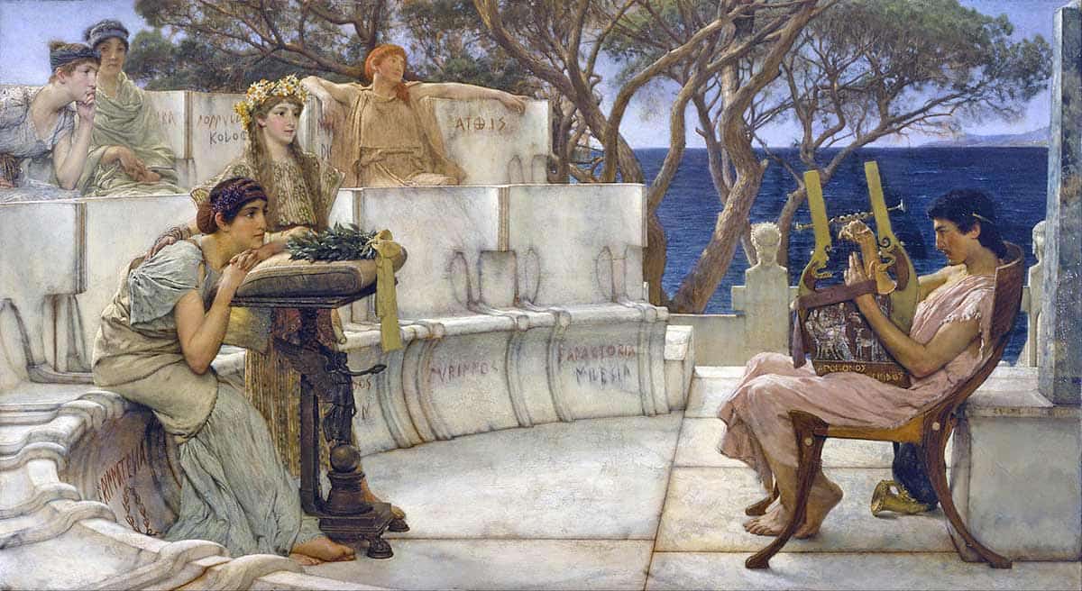 sappho alacaeus tadema