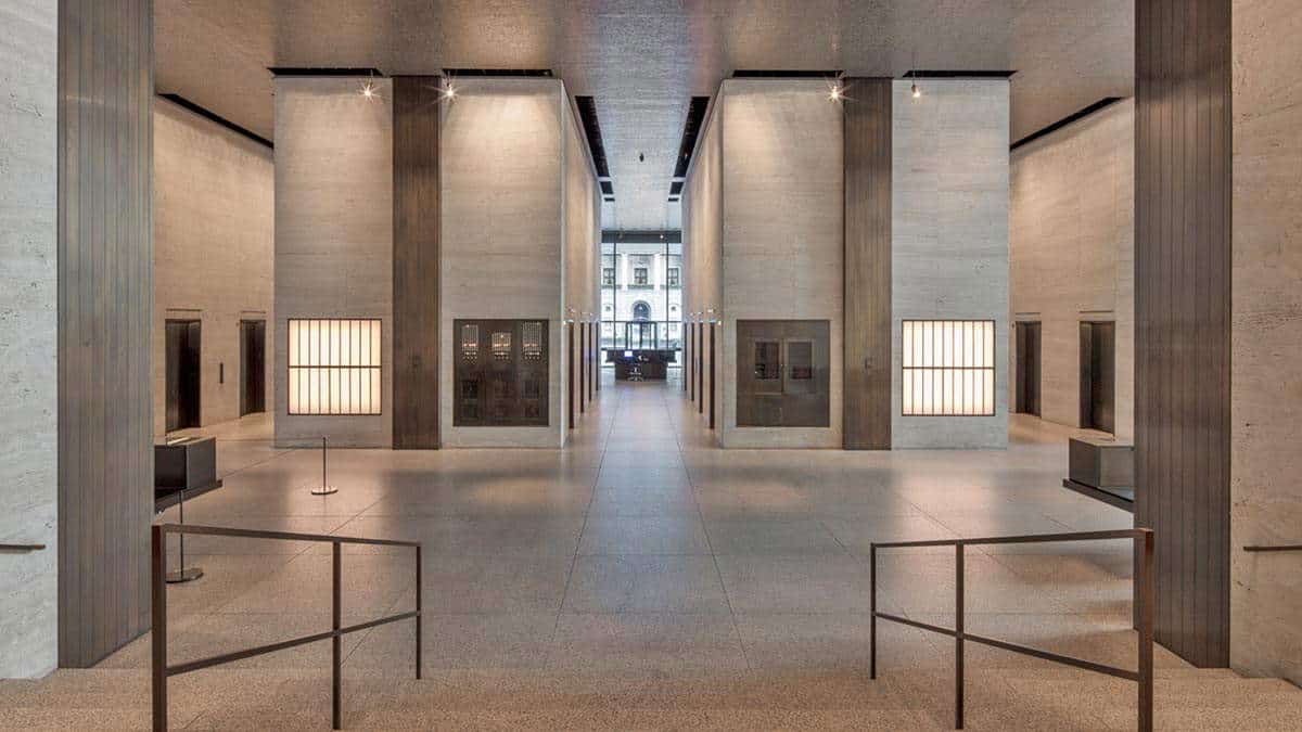 seagram building entrance hall