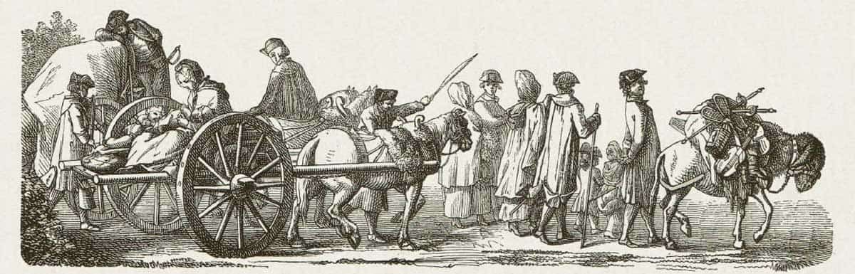 huguenot families leaving france