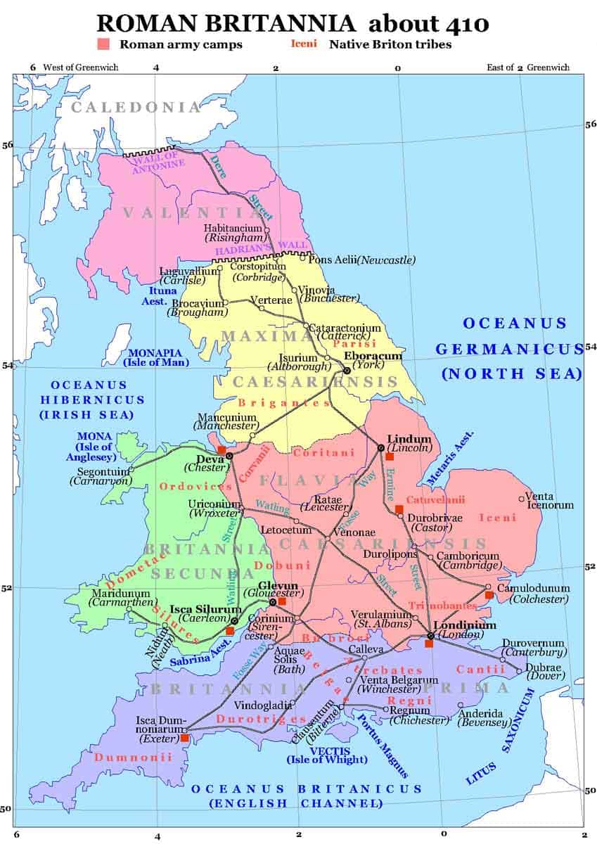 provinces of late roman britain