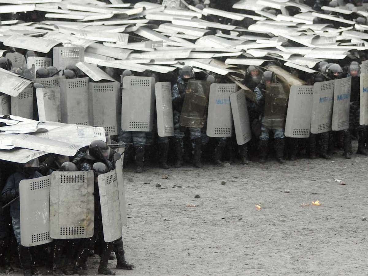 ukraine riot police