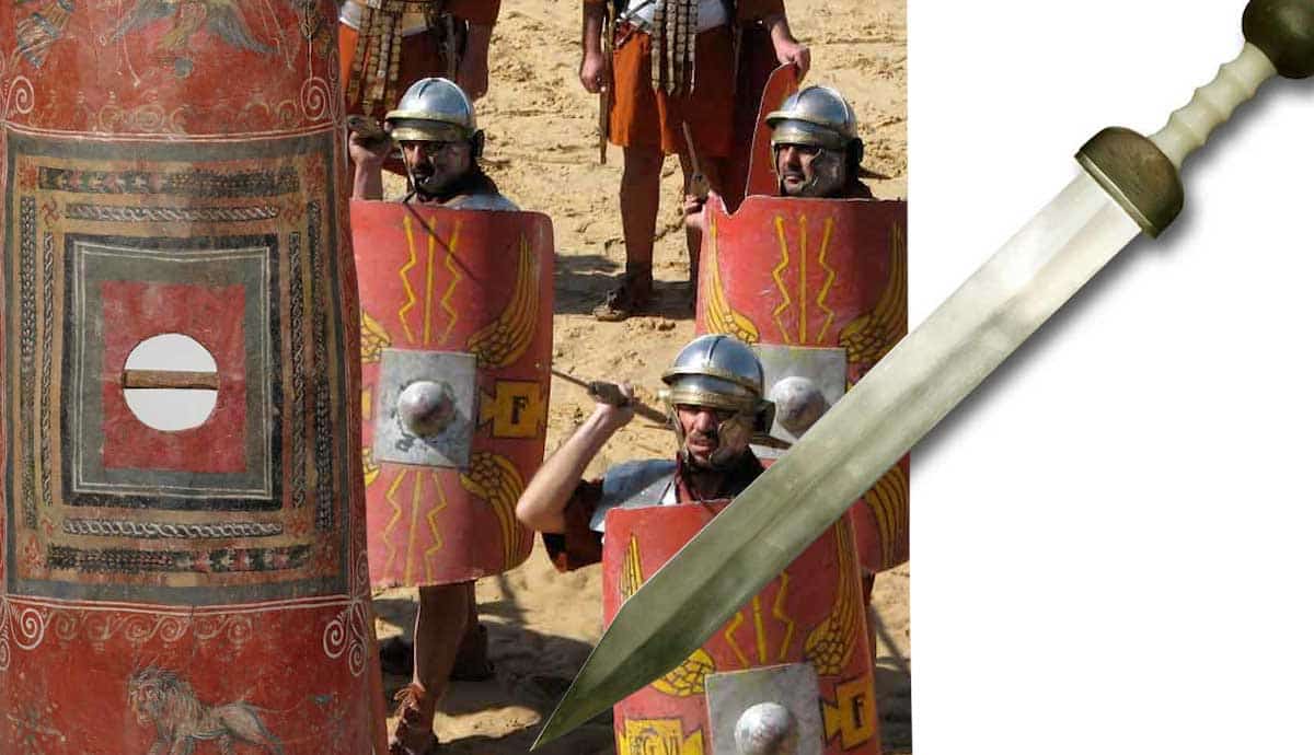 weapons roman legionary