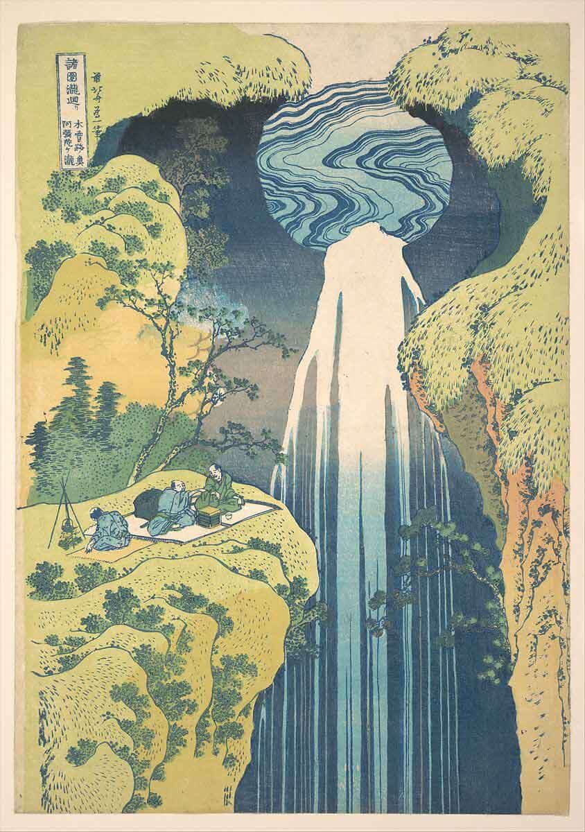 amida falls hokusai