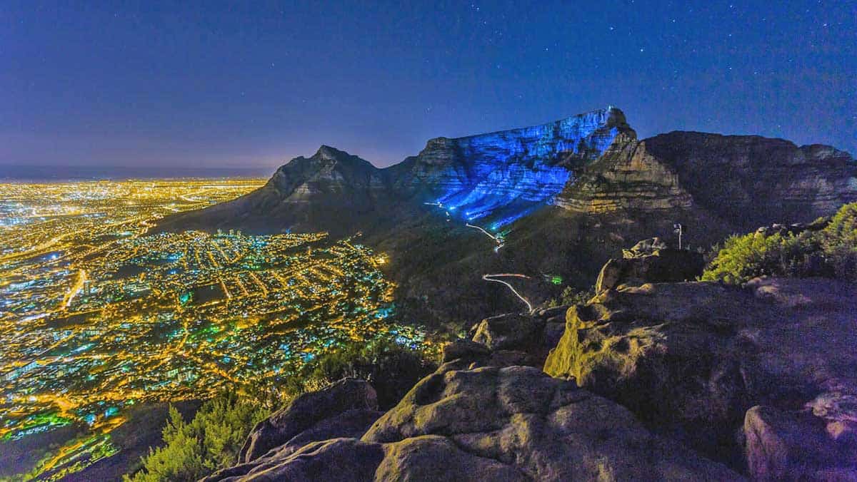 cape town at night