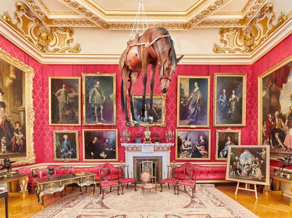 cattelan horse installation