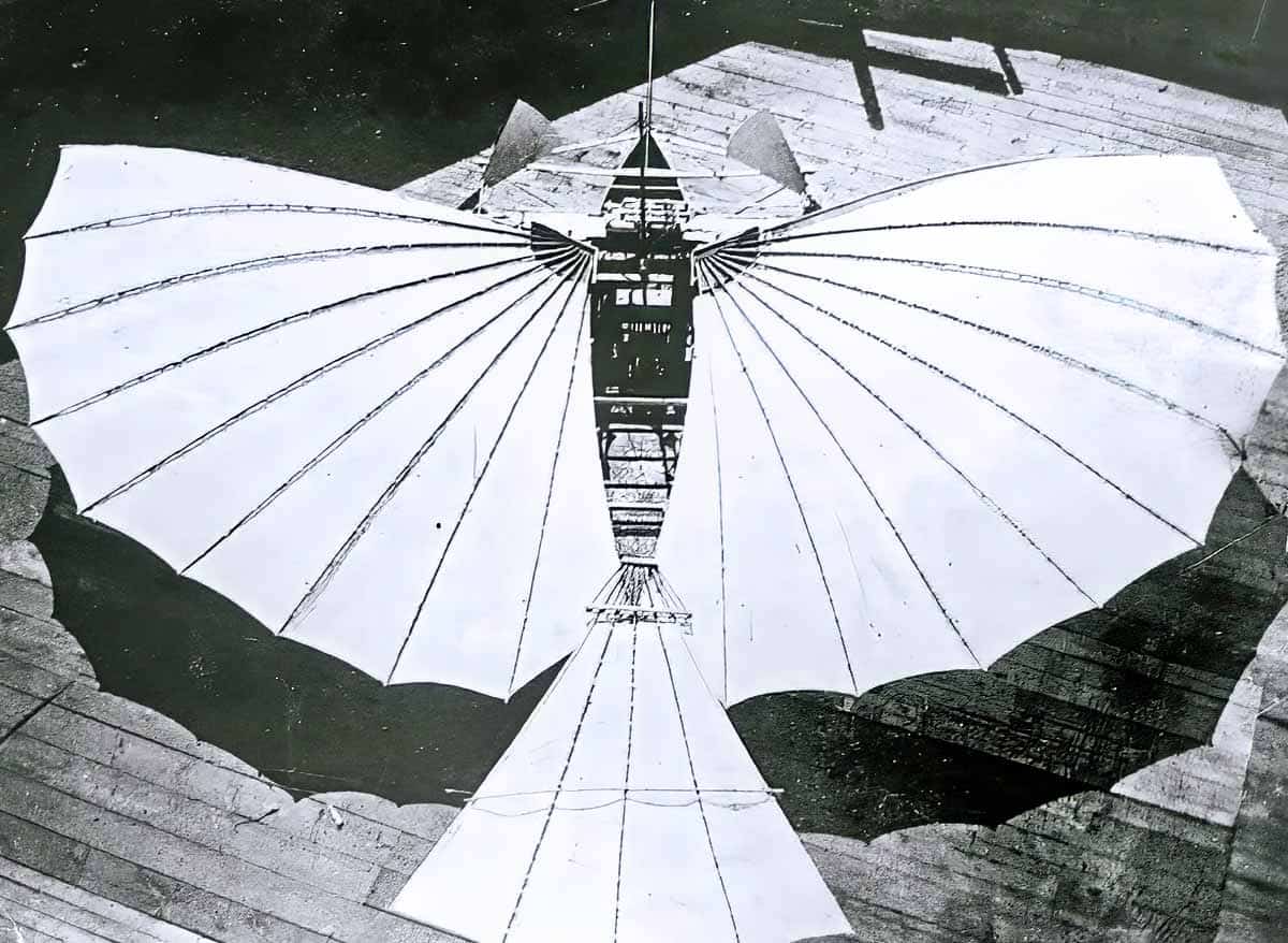 Gustave Whitehead’s flying machine, known as the ‘Condor’