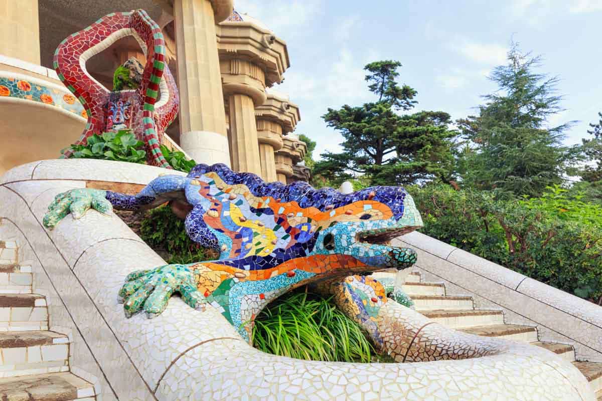 park guell salamander gaudi