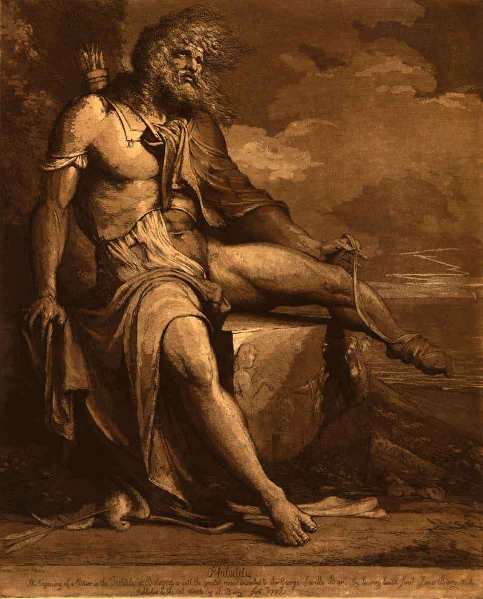 philoctetes archer print