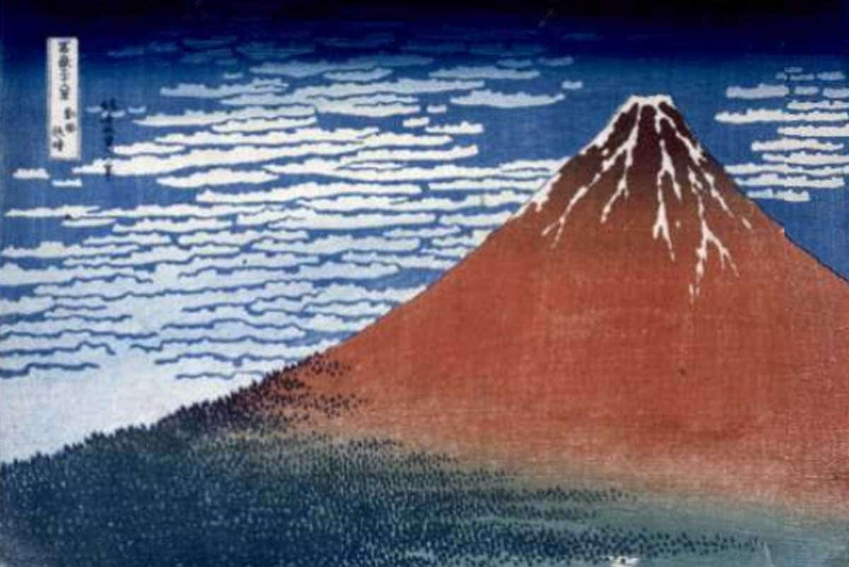 red fuji hokusai