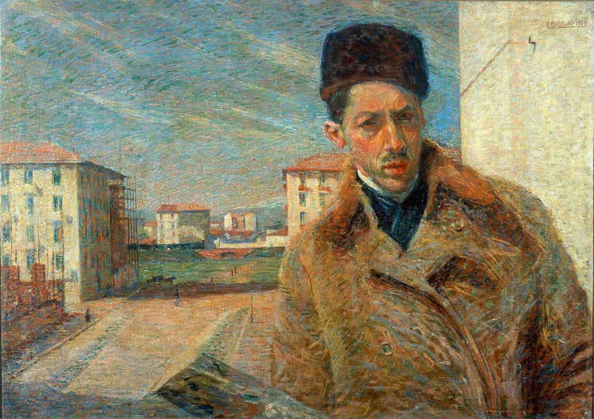 umberto boccioni self portrait painting