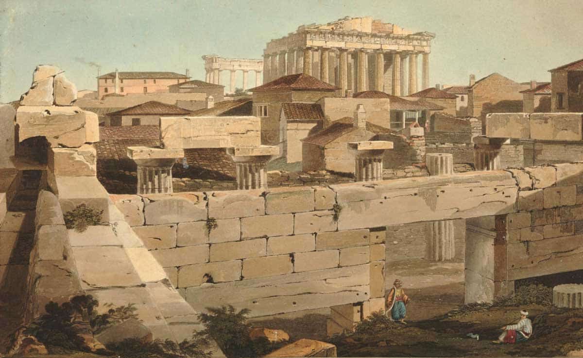 view parthenon propylea