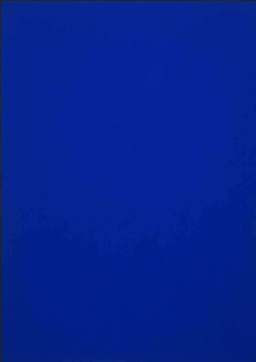 yves klein blue monochrom