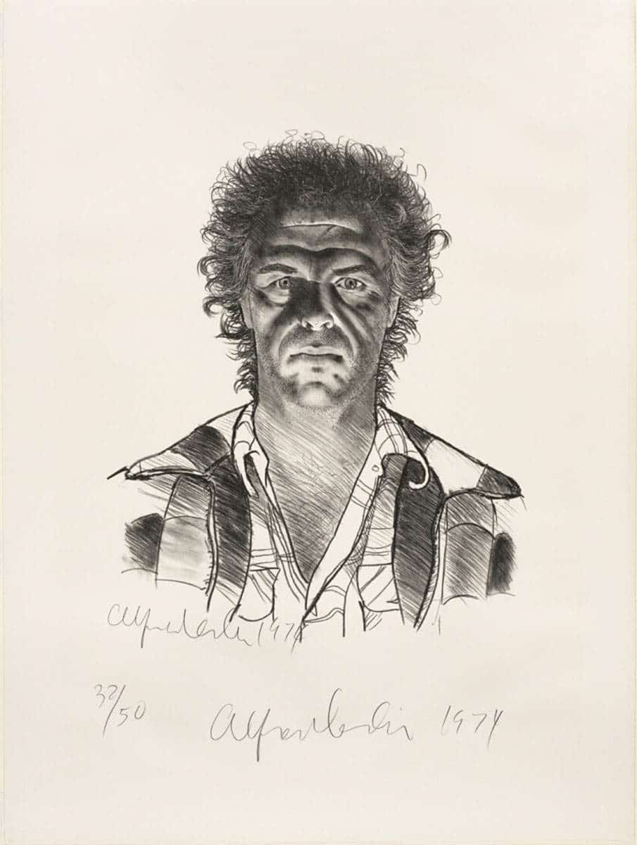 alfred leslie self portrait