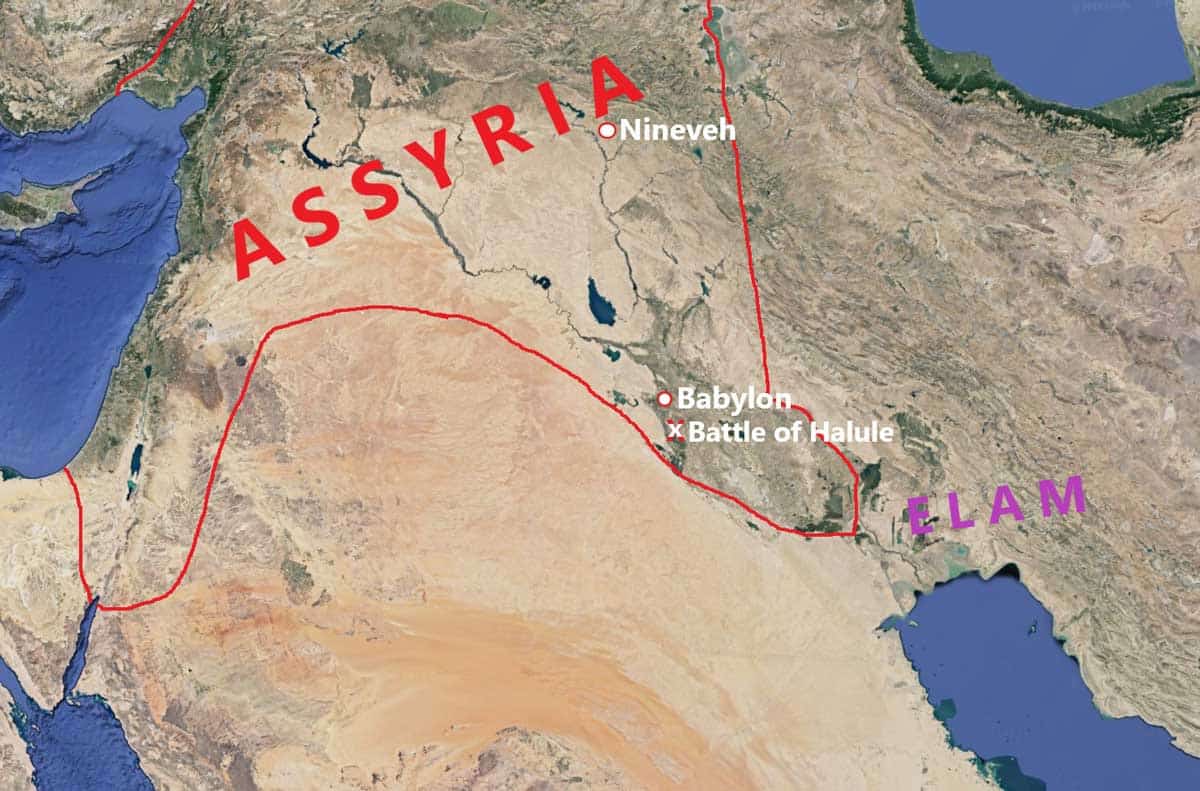 assyria map africa