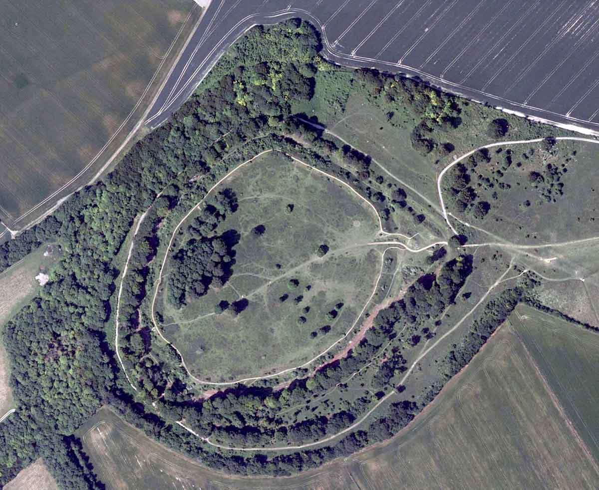 danebury hillfort hampshire