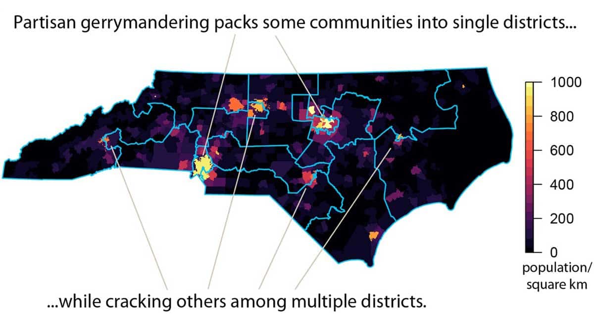 gerrymandering explained north carolina