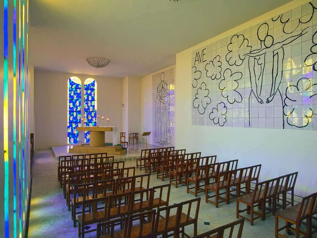 henri matisse chapel interior