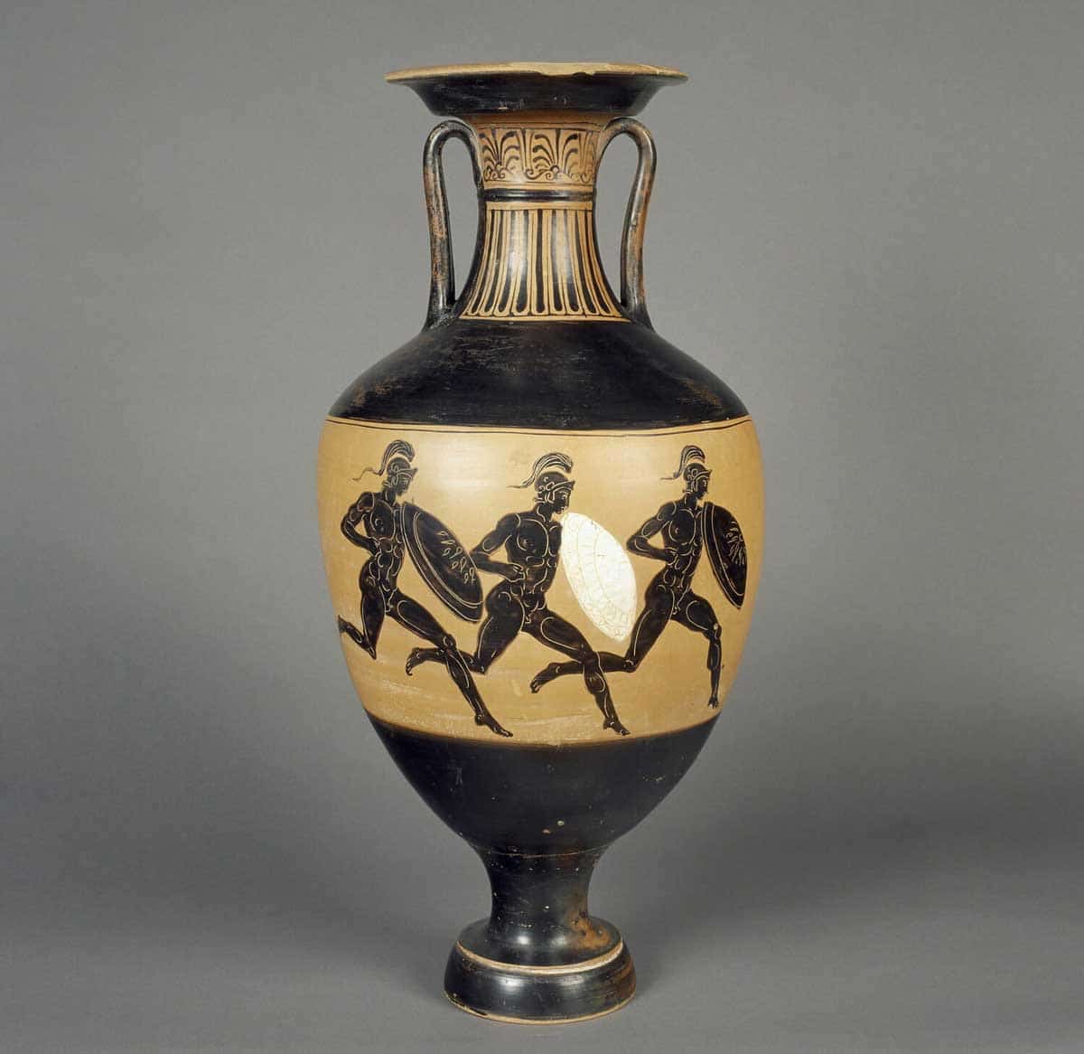 hoplitodromos greek vase