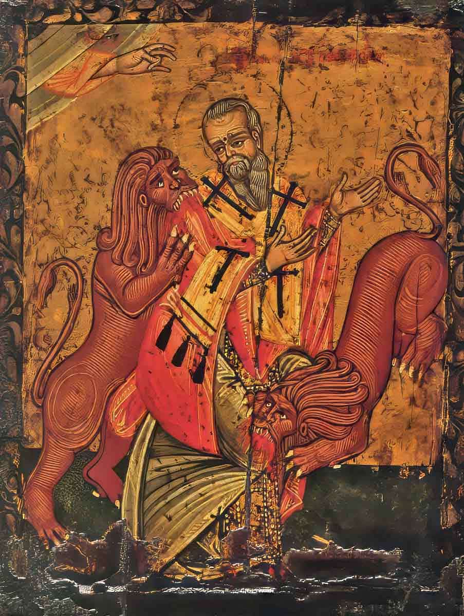 Icon of St Ignatius from Pushkin Museum, Moscow, Russia