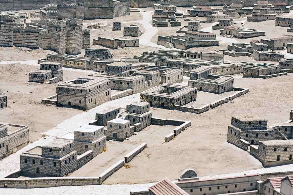 model of ancient jerusalem