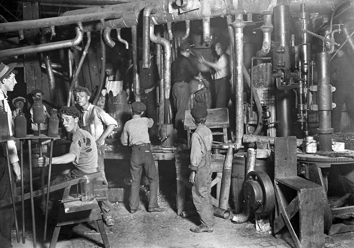 night shift indiana glass factory