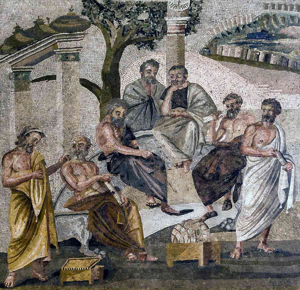 plato academy mosaic