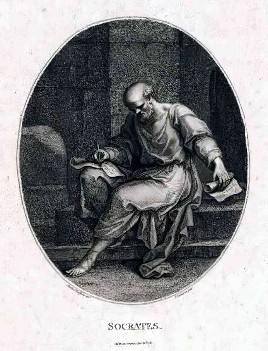 socrates seated bartolozzi