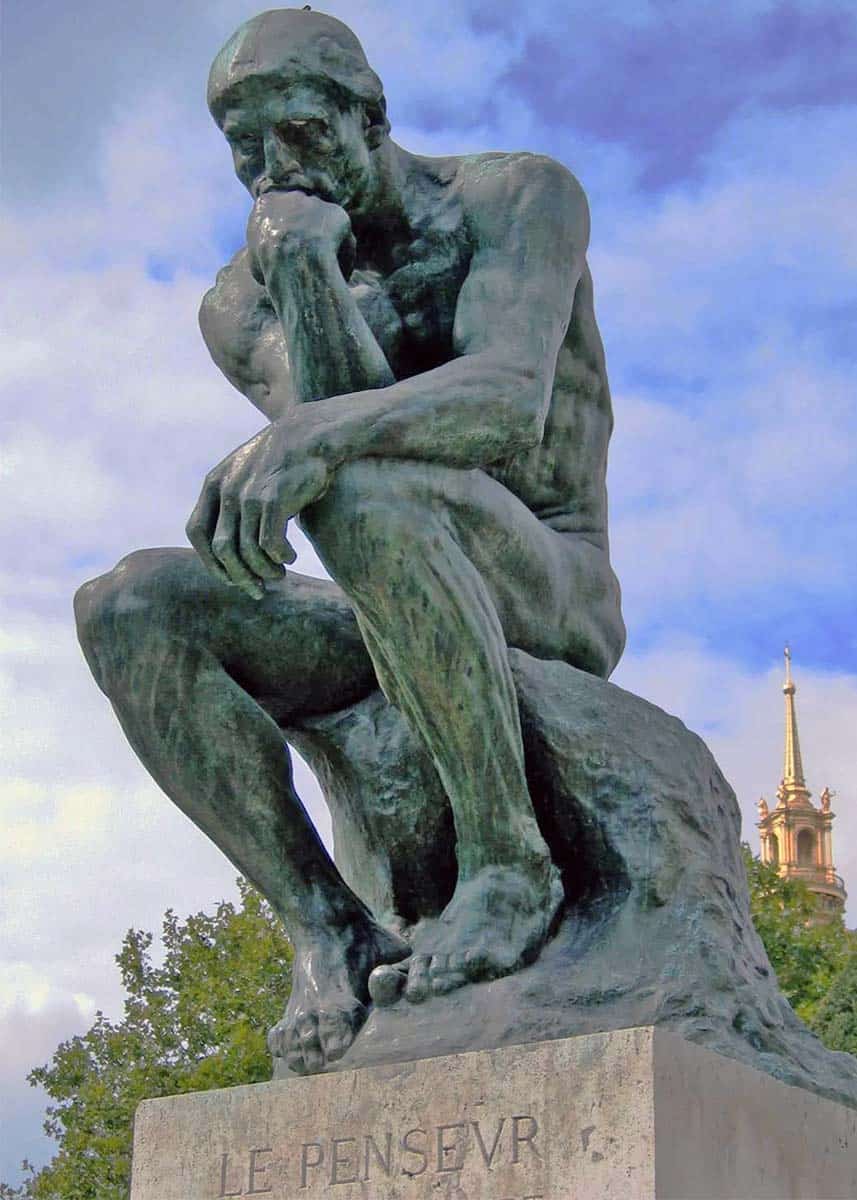 the thinker auguste rodin sculpture