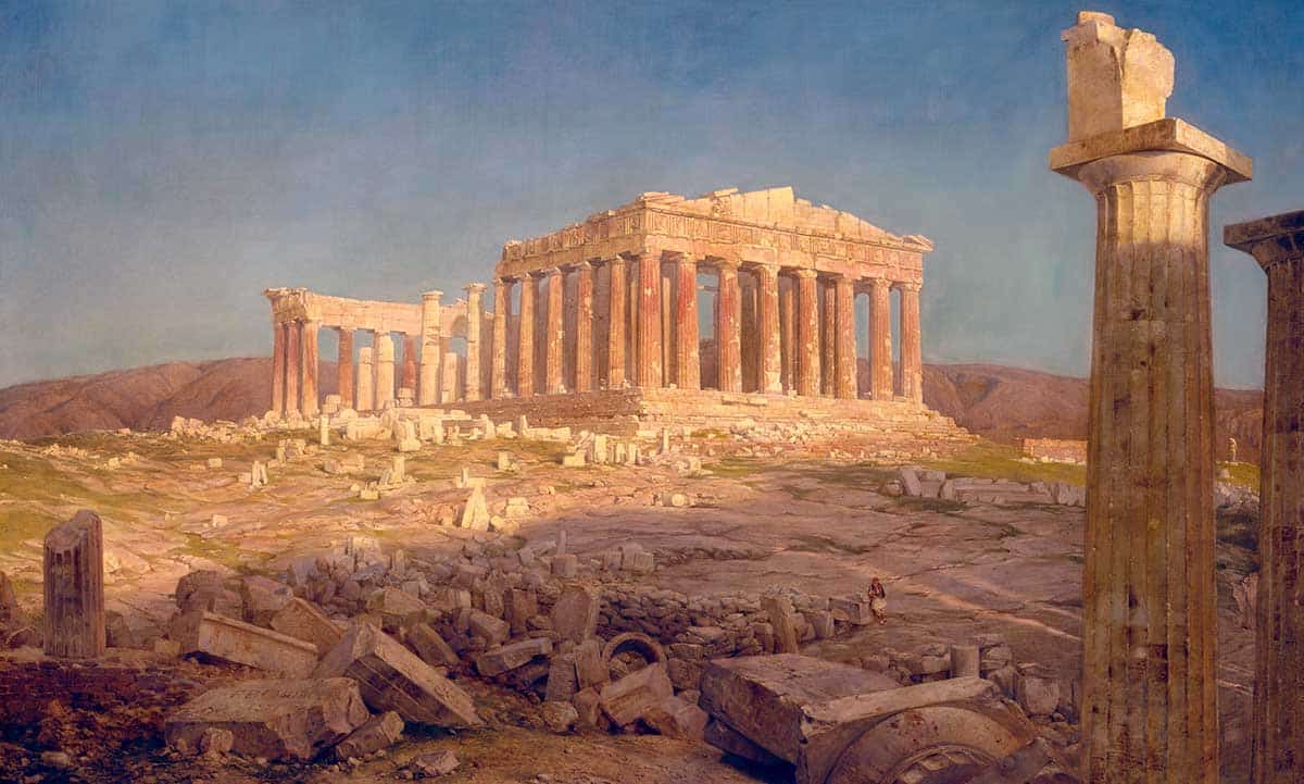 Parthenon painting image