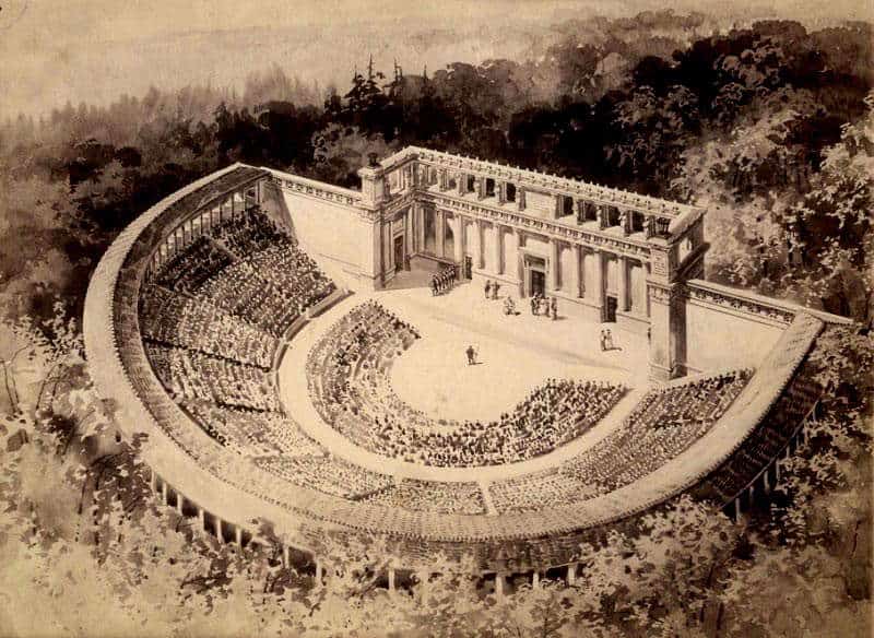 ancient greek theatre fourth wall