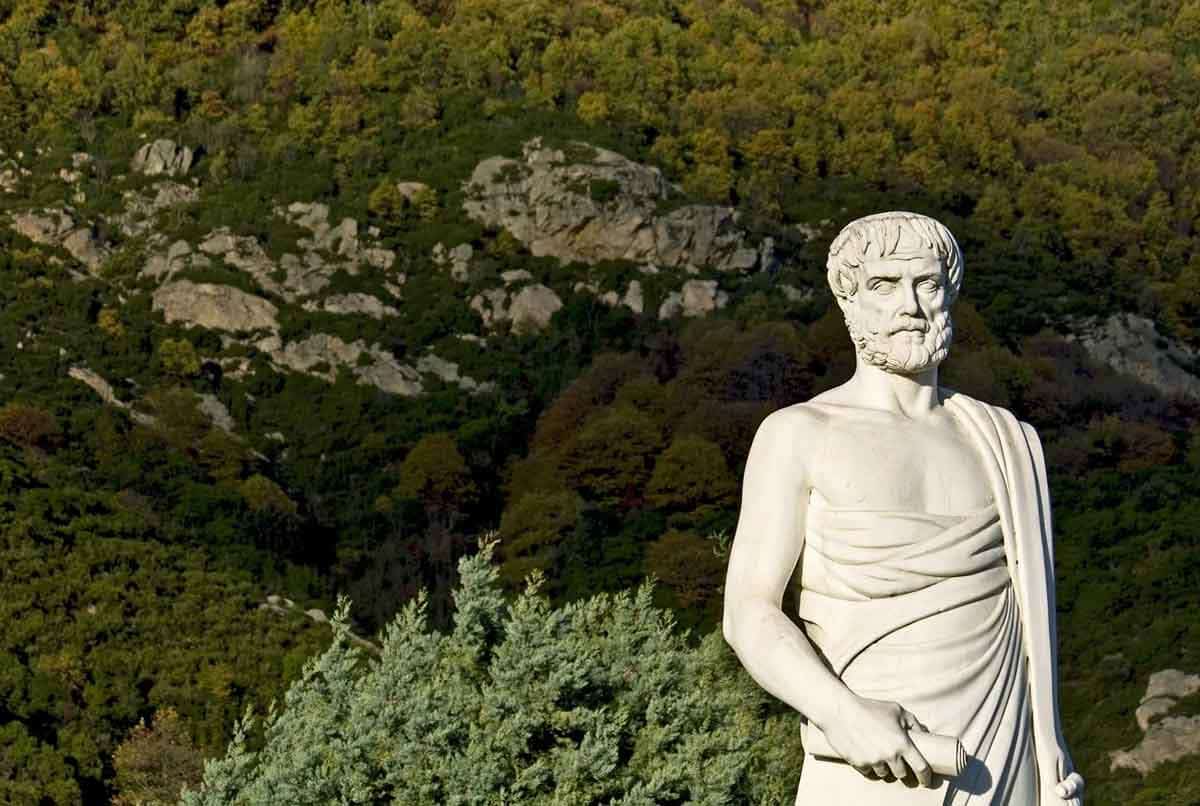 aristotle greek statue