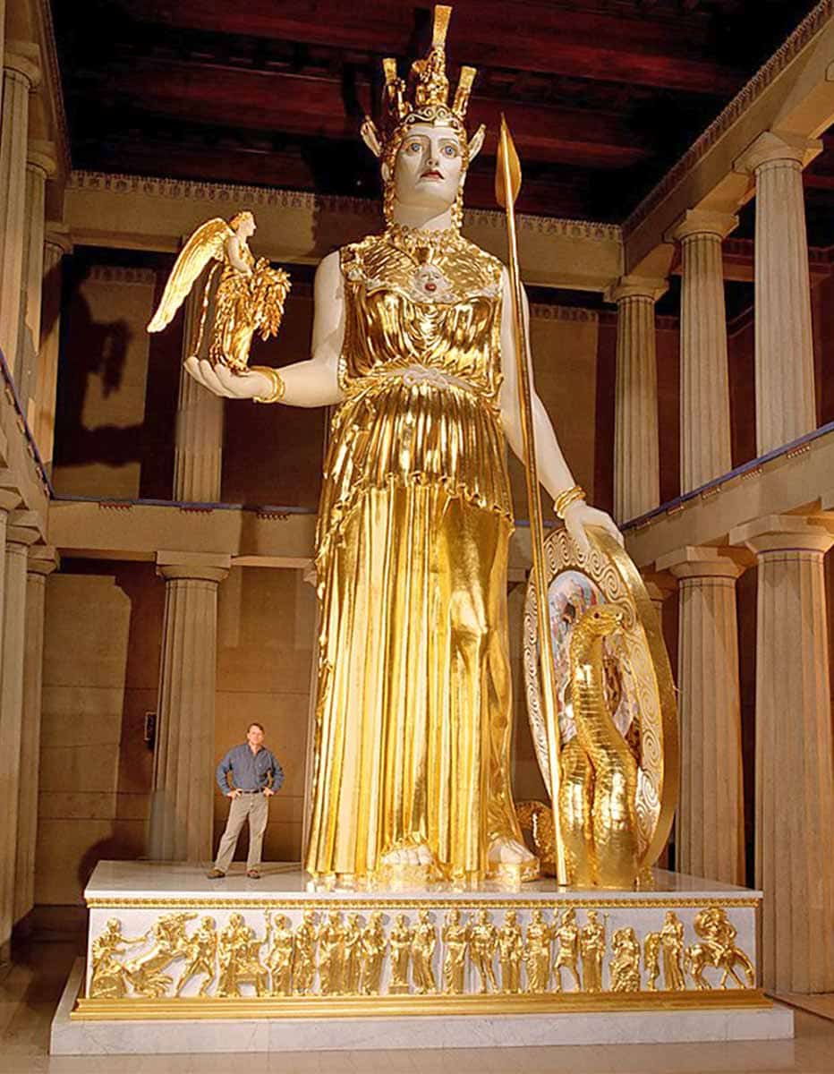 athena parthenos replica statue