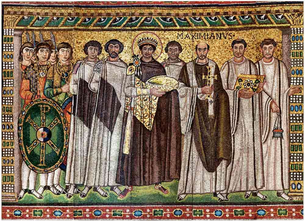 justinian mosaic san vitale