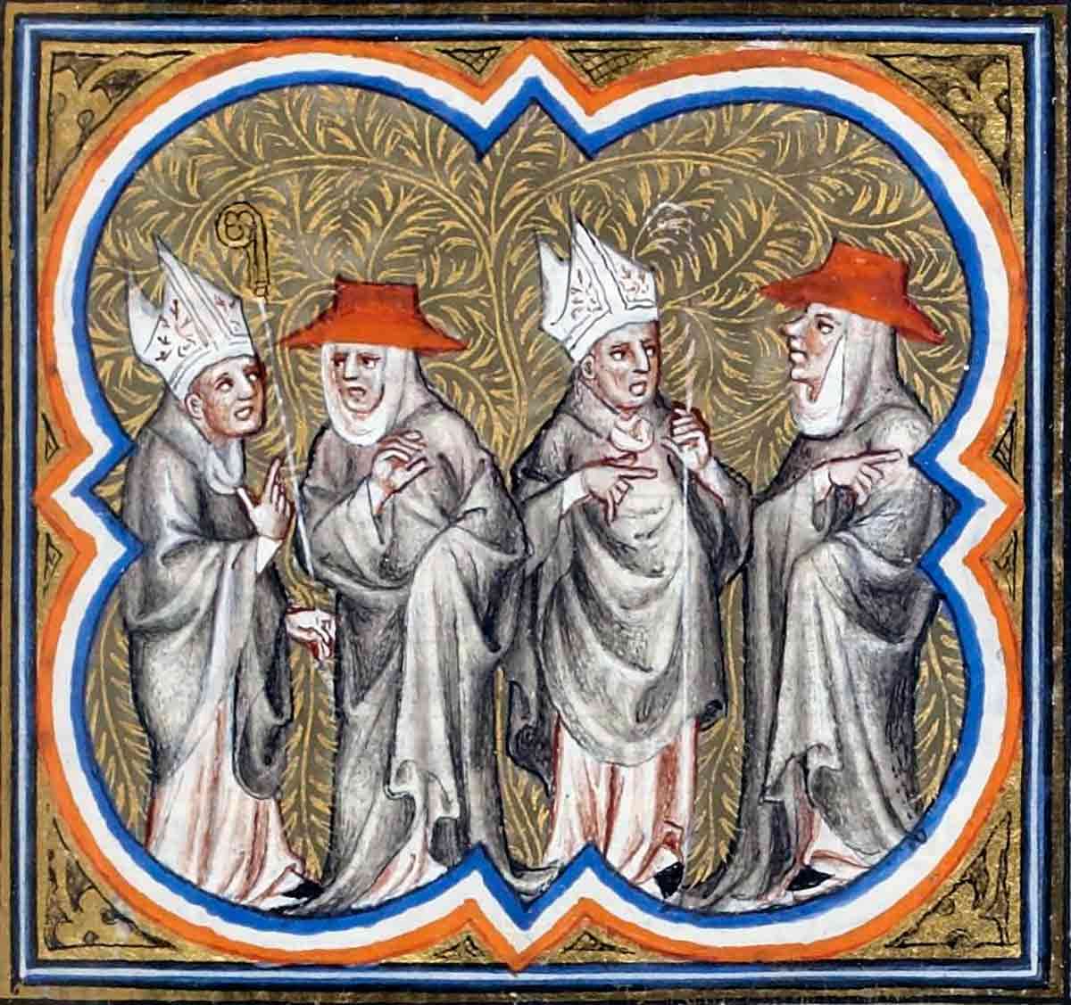 papal schism miniature