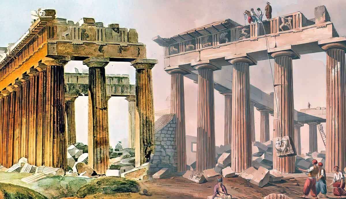 parthenon transfromations destructions